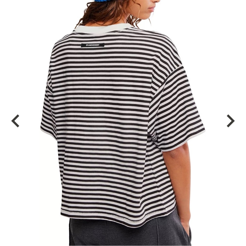 FP Movement by Free People Tackle Printed Stripe Tee
